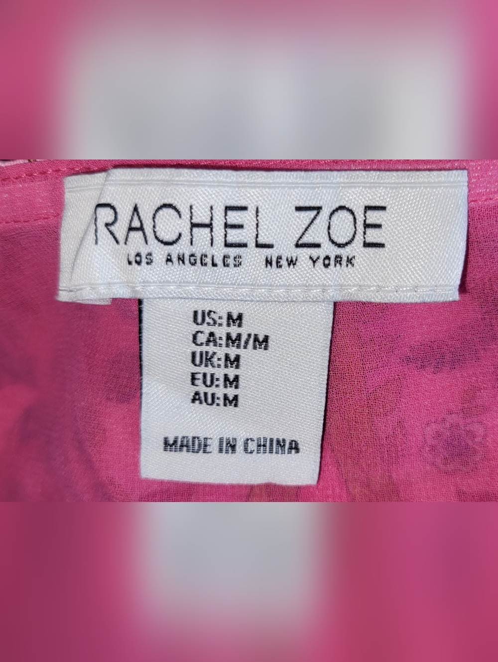 Rachel Zoe Hot Pink Top - Picture 6 of 7
